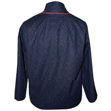 Load image into Gallery viewer, Japanese Indigo Raindrops Cotton Kimono Jacket with Contrast Neckband