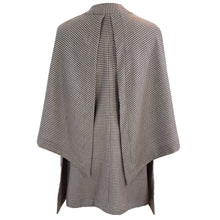 Load image into Gallery viewer, Exquisite Soft Cashmere Houndstooth Cape with Tie belt