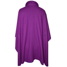 Load image into Gallery viewer, Luxurious Royal Purple Cashmere Wool Blend Cape
