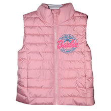 Load image into Gallery viewer, Adorable Child’s Pink Barbie Embroidered Puffer Vest