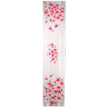 Load image into Gallery viewer, Delicate Pink Floral Handpainted Silk Tallit Prayer Shawl