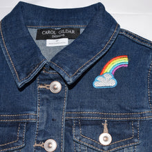Load image into Gallery viewer, Child’s Denim Jeans Jacket with Unicorn Embroidery 5T