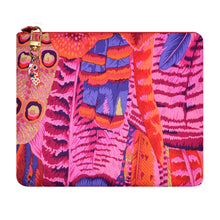 Load image into Gallery viewer, Gorgeous Red Leaf Print Kindle Zippered Padded Sleeve with Koi Zipper Pull
