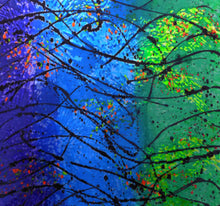 Load image into Gallery viewer, Stunning Multicolor Print Silk/Rayon Devore Kimono