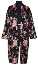 Load image into Gallery viewer, Embroidered Floral Hummingbird Lace Kimono Style Jacket