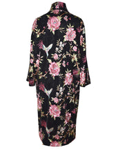 Load image into Gallery viewer, Embroidered Floral Hummingbird Lace Kimono Style Jacket