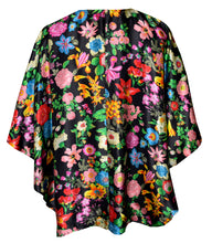Load image into Gallery viewer, Exquisite One of a Kind Floral 100% Silk Poncho