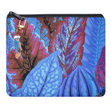 Load image into Gallery viewer, Blue Leaf Kindle Padded Zippered Case with Koi Zipper Pull