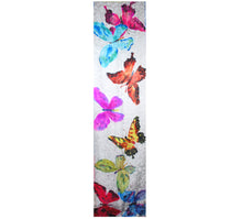 Load image into Gallery viewer, Gorgeous Handpainted Butterflies Jacquard Silk Wrap
