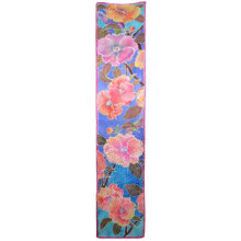 Load image into Gallery viewer, Flowering Quince Hand Painted Silk Scarf

