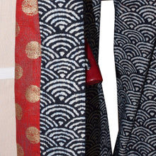 Load image into Gallery viewer, One of a Kind Indigo Cotton Kimono Jacket with Toggle Button