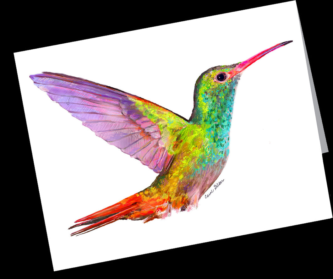 Hummingbird 10 Small Notecard Pack (4.25” x 5.5”)