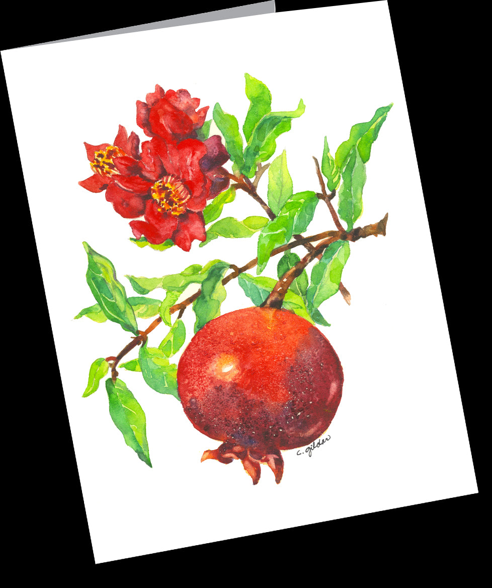 Pomegranate Nature 5-card Pack (size 5” x 6.5”)