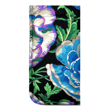 Load image into Gallery viewer, Handcrafted Colorful Blue Floral Eyeglass Padded Lined Case
