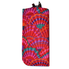 Load image into Gallery viewer, Handcrafted Colorful Fans Eyeglass Padded Lined Case
