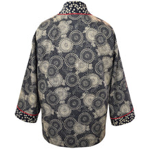 Load image into Gallery viewer, Kimono Style Jacket with Contrast Neckband
