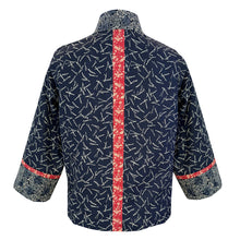 Load image into Gallery viewer, Indigo Multiprint Kimono Style Jacket
