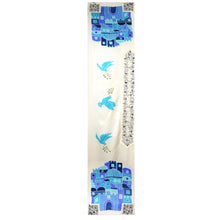 Load image into Gallery viewer, Jerusalem Blue Hand Painted Tallit Prayer Shawl
