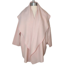 Load image into Gallery viewer, Pale Pink Wool Blend Wrap Jacket
