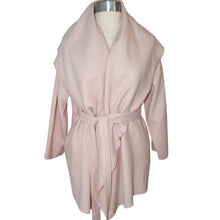 Load image into Gallery viewer, Pale Pink Wool Blend Wrap Jacket
