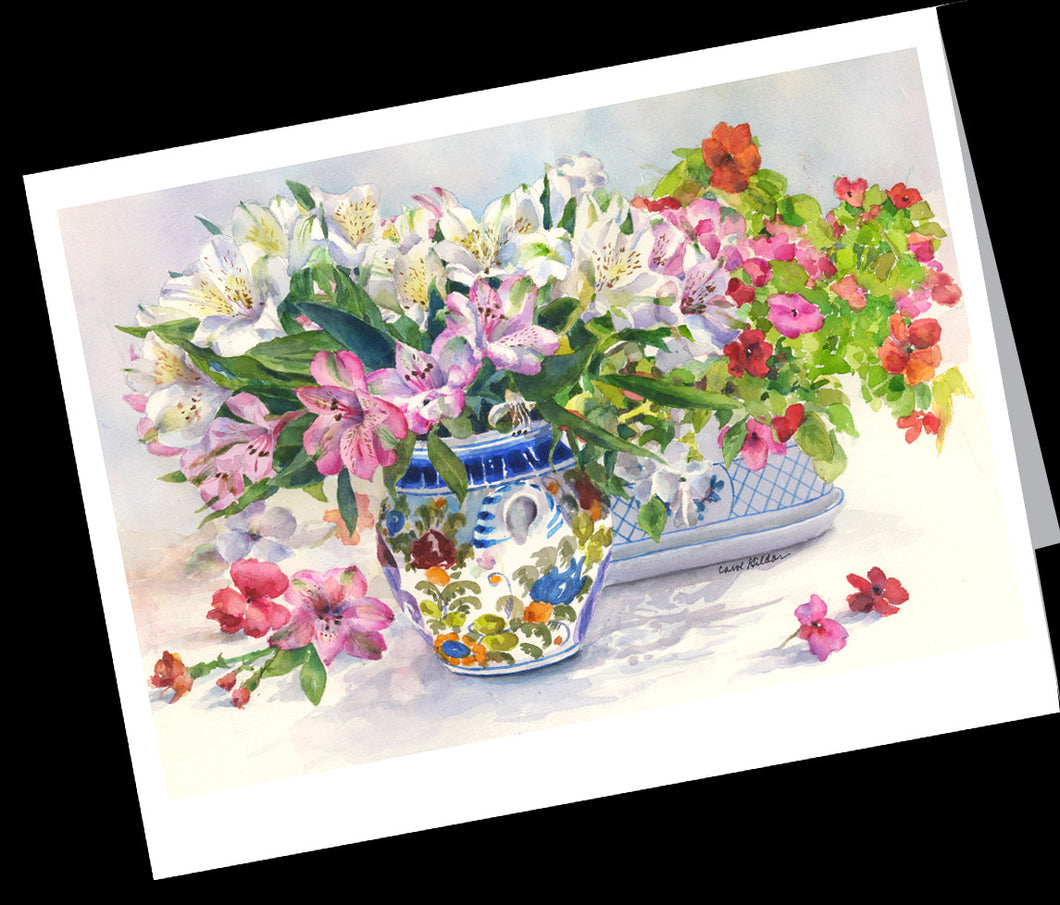 Ceramic Vase Floral 5-Card Pack (size 5
