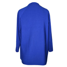 Load image into Gallery viewer, Beautiful Royal Blue Stretch Knit Loosefitting Open Jacket
