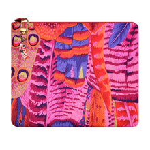 Load image into Gallery viewer, Gorgeous Red Leaf Print Kindle Zippered Padded Sleeve with Koi Zipper Pull
