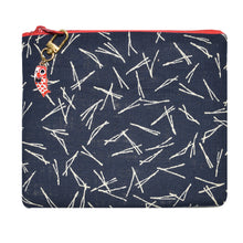 Load image into Gallery viewer, Embroidered Kindle Zippered Padded Case with Koi Zipper Pull
