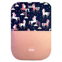 Load image into Gallery viewer, Adorable Unicorn and Pink Dot Padded Foam iPad/Laptop Sleeve
