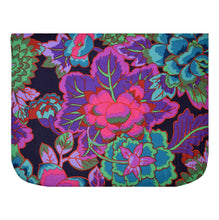 Load image into Gallery viewer, Fuchsia Floral Pattern iPad/Laptop Padded Tablet Sleeve
