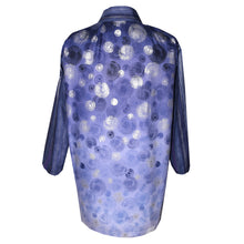 Load image into Gallery viewer, One of a kind Lavender Print Cotton Kimono Jacket
