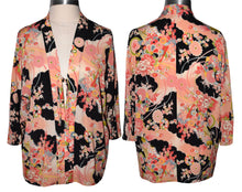 Load image into Gallery viewer, Beautiful One of a Kind Floral Kimono Tie Front Jacket
