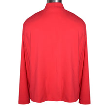 Load image into Gallery viewer, Beautiful Watermelon Red Soft Wool Crepe Unlined Swing Jacket
