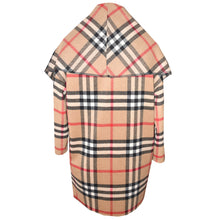 Load image into Gallery viewer, Very Soft Wool Blend Classic Plaid Wrap Coat II

