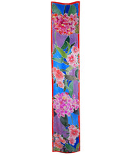 Load image into Gallery viewer, Rhododendron &amp; Impatiens III Jacquard Silk Scarf
