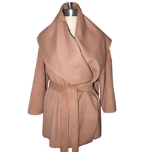Load image into Gallery viewer, Elegant Cashmere Wool Blend Wrap Coat
