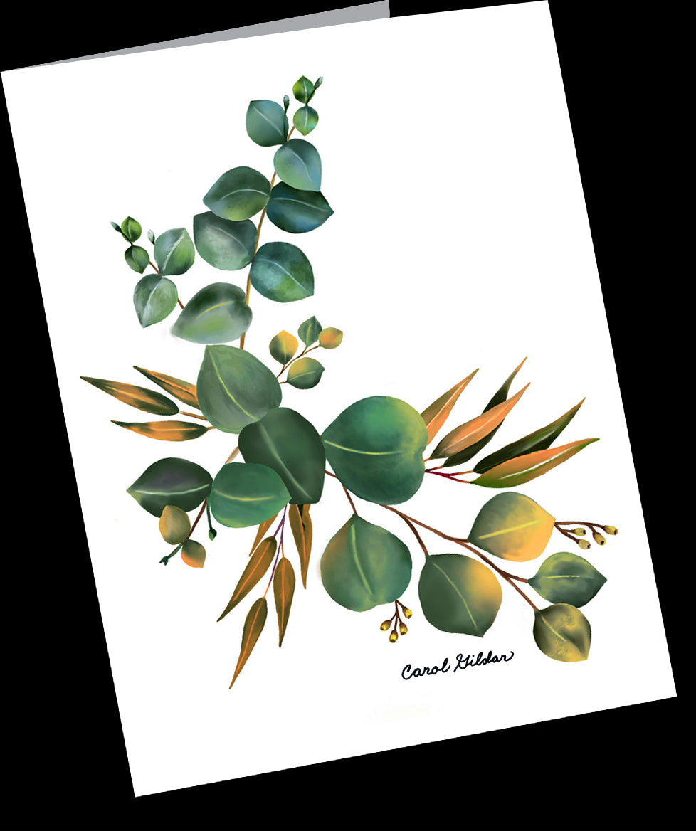 Eucalyptus 10 Small Card Pack (size 4.25